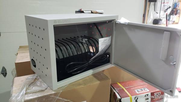 Wall or Desk Tablet Charging Cabinet For 12 Devices