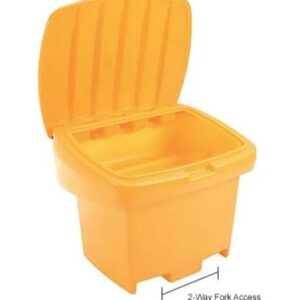 Outdoor Lockable Storage Container 30"Lx25"Wx24"H, 5.5 Cu. Ft., Yellow