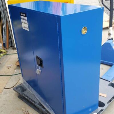 30 Gallon Acid Flammable Fire Corrosive Cabinet 2 Door, 43"W x 18"D x44"H