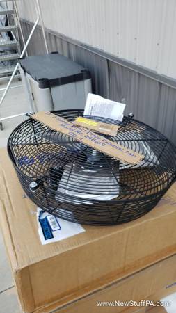 18″ Direct Drive Exhaust Fan, 3 Speed, 5250 CFM, 1/8 HP