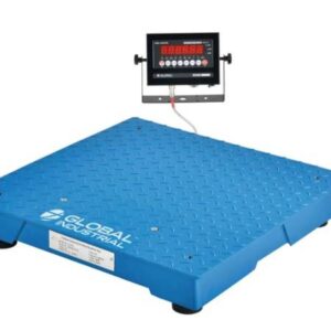 Industrial Bench & Floor Scale With LCD Indicator, 2x2 5000 lb x 1 lb