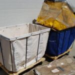 Vinyl Soft Laundry Carts Bushel Bulk Hopper Truck