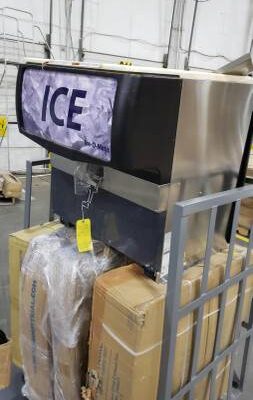 Ice Dispenser, Counter Model, Approximately 200 Lb Storage Cap