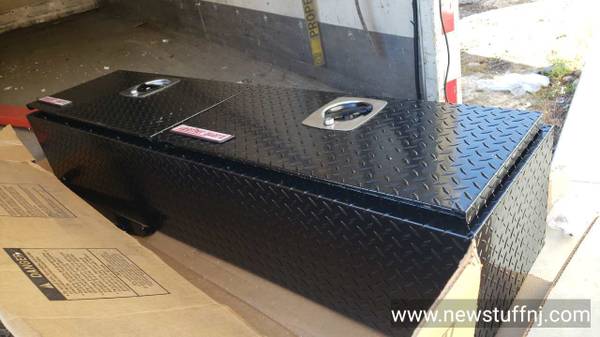 Weather Guard Flip Down Truck Box, Black Aluminum 7.9 Cu. Ft. Cap