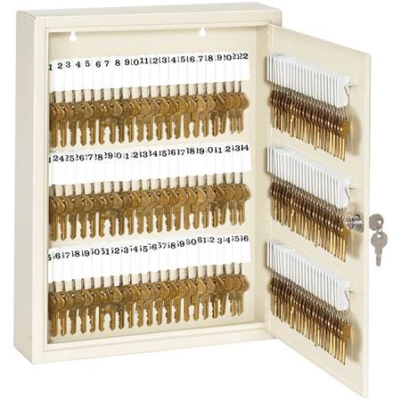 Master Lock Heavy Duty Key Cabinet, Holds 120Keys, 13W x 314D x 17H