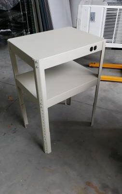 Machine Stand, Steel Square Edge, 24"W x 18"D x 30-36"H