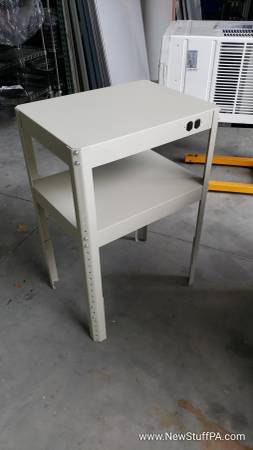 Machine Stand, Steel Square Edge, 24"W x 18"D x 30-36"H