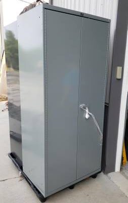 Heavy Duty Steel Storage Cabinet 16 Gauge, 36"W x 24"D x 72"H, Gray
