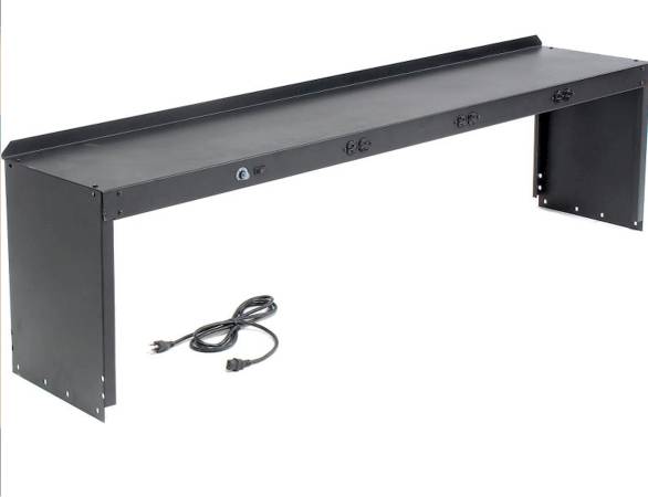 Workbench Power Riser 96″W x 15″D x 18″H – Black