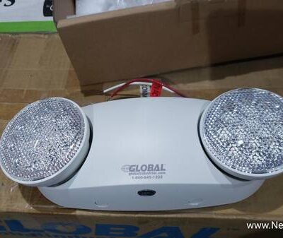 LOT of 216 Head Round LED Emergency Light w/Battery