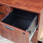 Pedestals and Lateral Files - Mahogany Finish