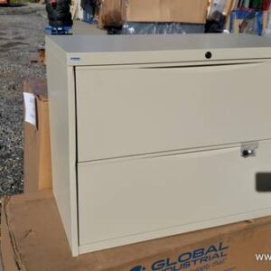 2 Drawer Premium Lateral File Cabinet, Legal & Letter Size, 30"W x 18"