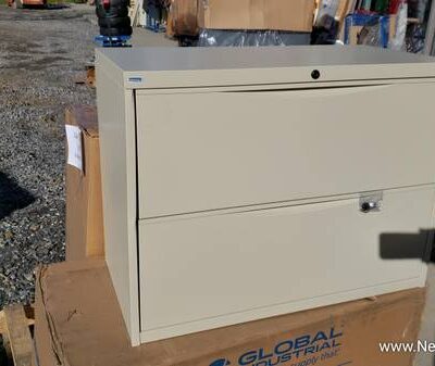 2 Drawer Premium Lateral File Cabinet, Legal & Letter Size, 30"W x 18" Filing