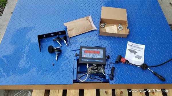 NTEP Pallet Scale With LED Indicator, 5’x5′, 5,000 lb x 1 lb