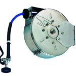 T&S Brass B-7132-01* Open Hose Reel W/ 35' Hose, Stainless Steel