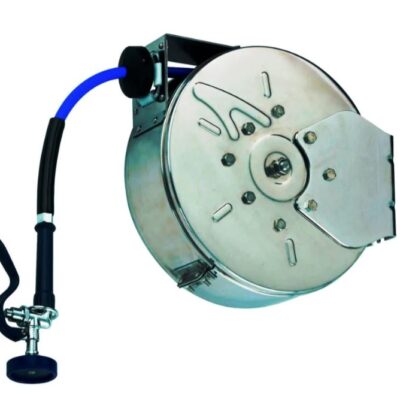 T&S Brass B-7132-01* Open Hose Reel W/ 35' Hose, Stainless Steel