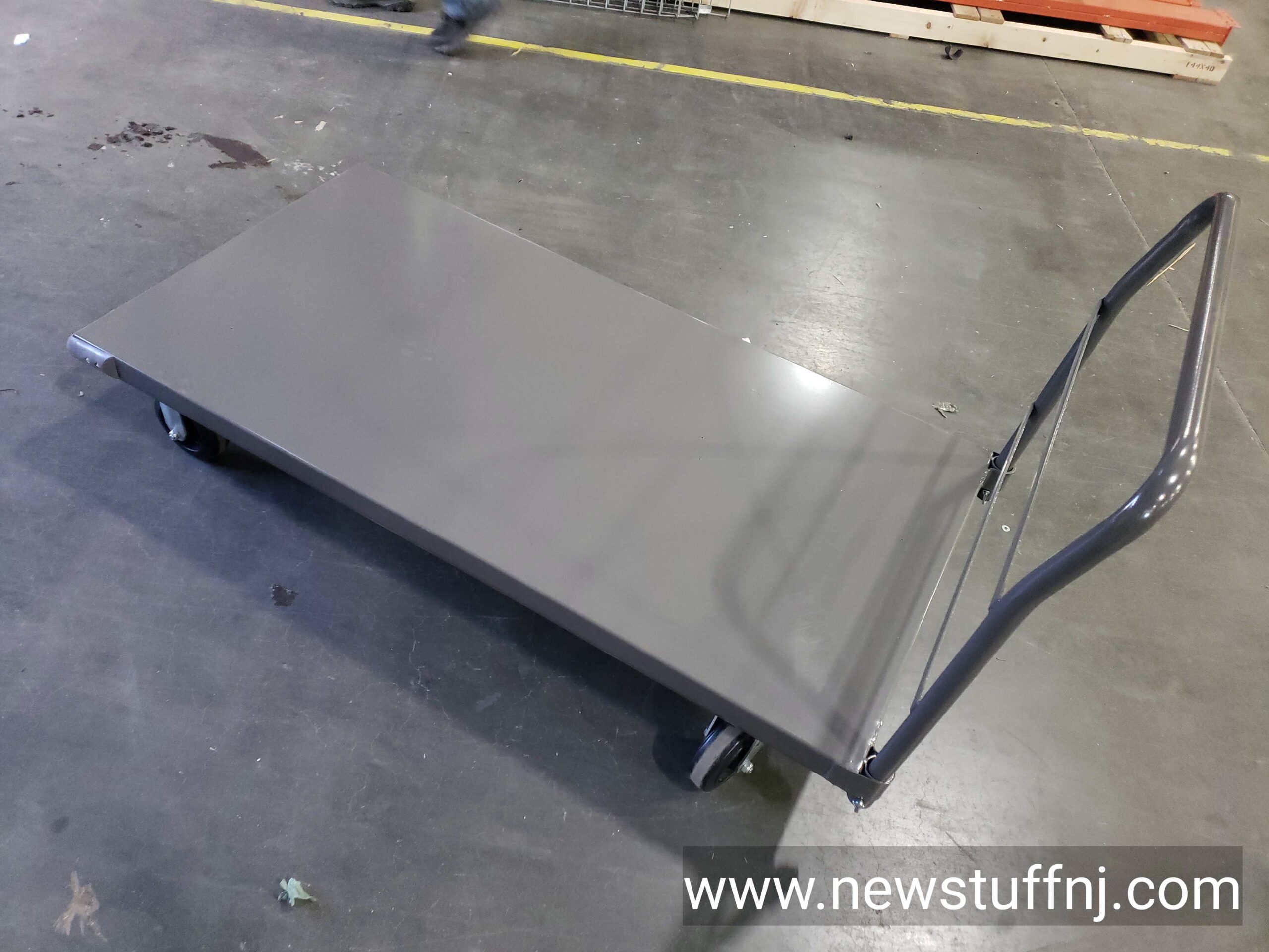 Steel Deck Platform Truck 72 x 36 2000 Lb. Capacity 6" Rubber Casters - Image 2