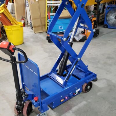 Self Propelled Mobile Scissor Lift Table 40Lx20.5W, 2000 lb capacity